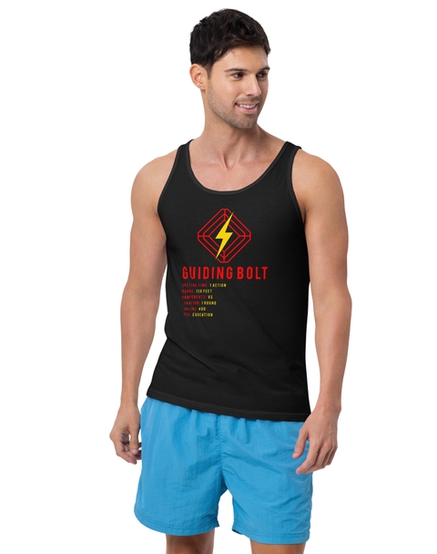 <p>Guiding Bolt <span class="text-dnd-red">Vest</span></p>
