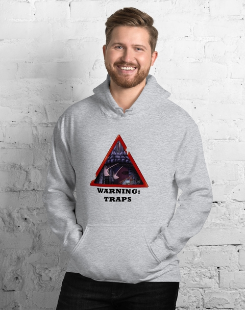 <p><span>Warning:Traps <span class="text-dnd-red">Hoodie</span></span></p>
