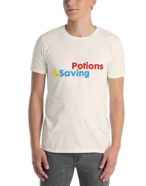 Dice, Potions & Saving Throws T-Shirt