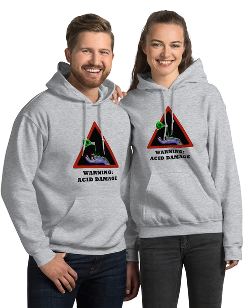 Warning: Acid Damage Hoodie