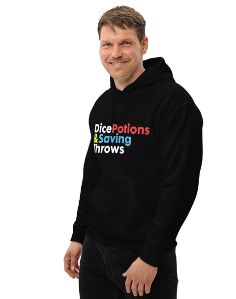 Dice, Potions &amp; Saving Throws Hoodie