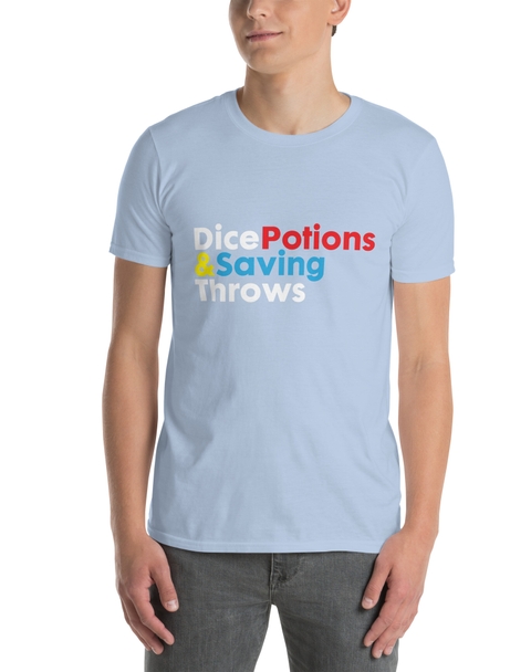 Dice, Potions &amp; Saving Throws T-Shirt