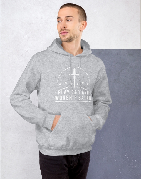 Play DND &amp; Worship Satan Hoodie