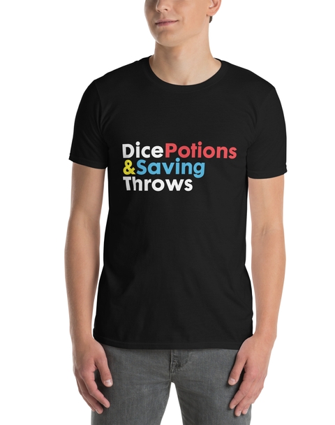 Dice, Potions & Saving Throws T-Shirt